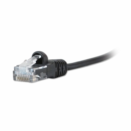 MCAT6-7PROBLK MicroFlex Pro AV-IT CAT6 Snagless Patch Cable 7 ft.- Black