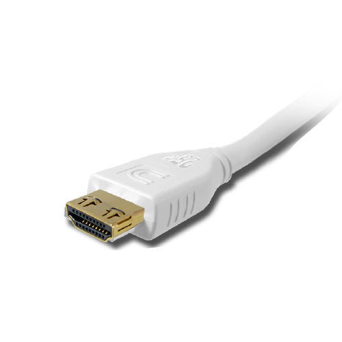 MHD-MHD-3PROWHT MicroFlex Pro AV-IT Series High Speed HDMI Cable with ProGrip 3 ft.- Dark White -  Comprehensive