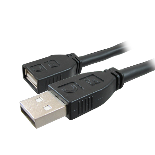 Pro AV-IT Active USB A Male to Female 25 ft.