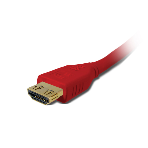 MHD-MHD-12PRORED MicroFlex Pro AV-IT Series High Speed HDMI Cable with ProGrip Dark 12 ft.- Red -  Comprehensive