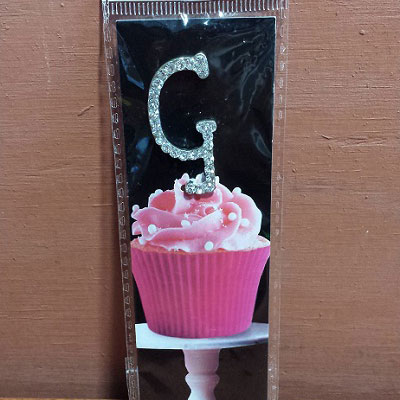Picture of De Yi Enterprise 33016-G Cupcake Monogram Toppers - G