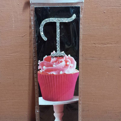 Picture of De Yi Enterprise 33016-T Cupcake Monogram Toppers - T