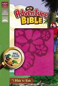 120800 NKJV Adventure Bible Full Color - Raspberry DuoTone