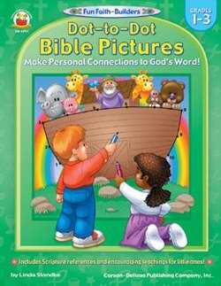 Picture of Carson-Dellosa Publishing Co. 54243 Dot To Dot Bible Pictures- Grades 1-3