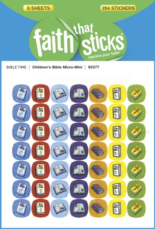 10147X Sticker-Childrens Bible Micro-Mini - Faith That Sticks