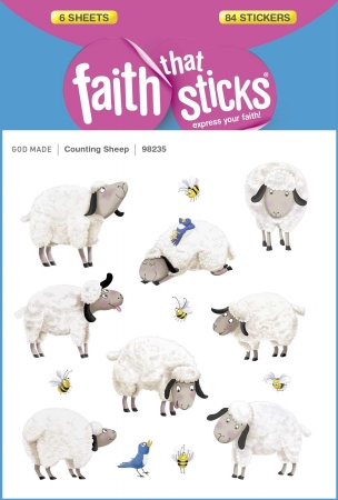 Sticker - Counting Sheep - Faith That Sticks