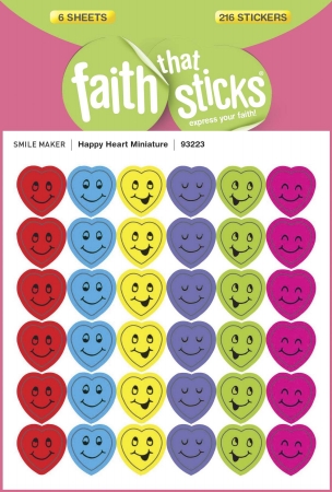 Sticker - Happy Heart Miniatures 6 Sheets