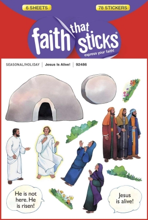 Sticker - Jesus Is Alive 6 Sheets
