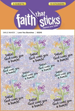 103709 Sticker - Love You Bunches 6 Sheets