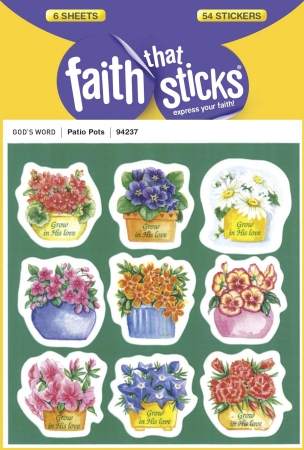 Sticker - Patio Pots 6 Sheets