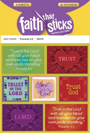 103806 Sticker - Proverbs 6 Sheets