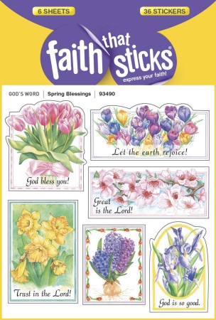 Sticker - Spring Blessings 6 Sheets
