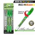 G T Luscombe Highlighter-Accu-Gel Hi-Glider,Green