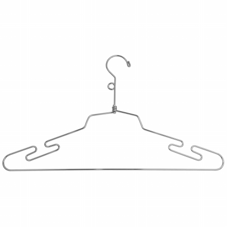 LIN - 16-LH 16 in. Steel Lingerie Hanger With Loop Hook