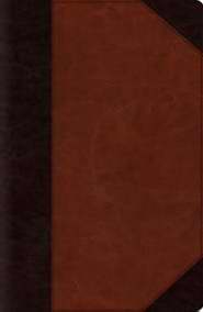 ESV New Classic Reference Bible - Brown & Cordovan Portfolio Design TruTone