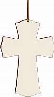 101323 Engravable Cross - Mini - White