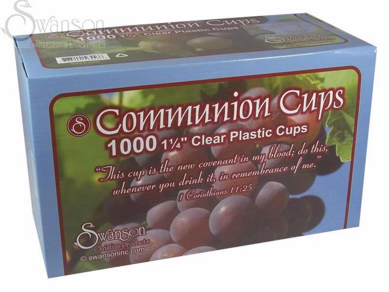 Communion - Cup - Disposable - Clear - 1 - 0.25 in.