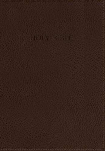 NKJV Foundation Study Bible - Earth Brown Leather Soft