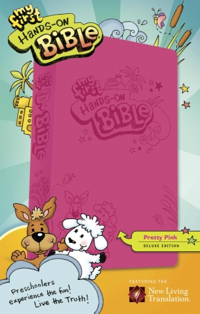 NLT2 My First Hands On Bible Pretty Pink Leather Like