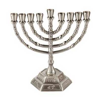 Picture of Holy Land Gifts 74242 Menorah-12 Tribes - 3.5 x 7 x 6.5 in.