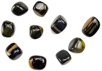 1lbs. Blue Tigers Eye Tumbled Stones