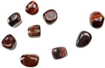 GTTIGRB 1 lbs. Red Tiger Eye Tumbled Stones