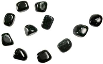 1 lbs. Green Goldstone Tumbled Stones