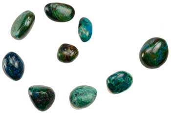 1 lbs. Chrysocolla Tumbled Stones