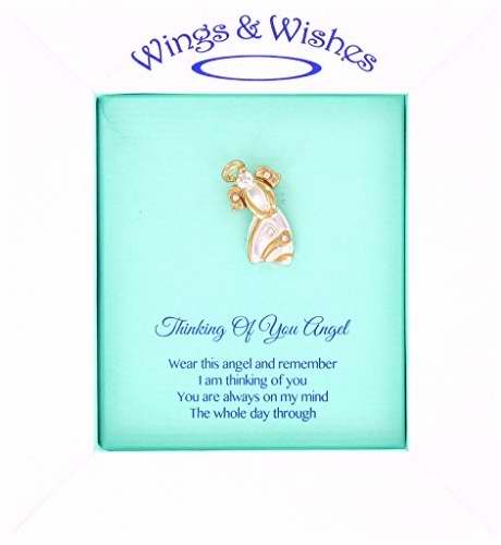 Picture of DM Merchandising 72373 Pin-Thinking Of You Angel Tac Pin