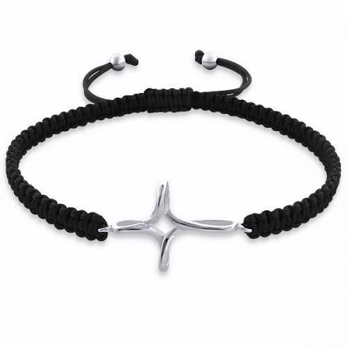 Solid Rock Jewelry 85184 Bracelet Cross 925 - Sterling Silver