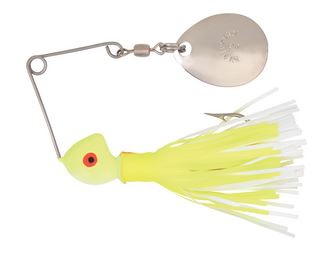 Yakima - Hildebrandt H0DANC-CHWH Hildebrandt Spin Dandy, Chartreuse Head-Chartreuse & White, 0.12 oz.