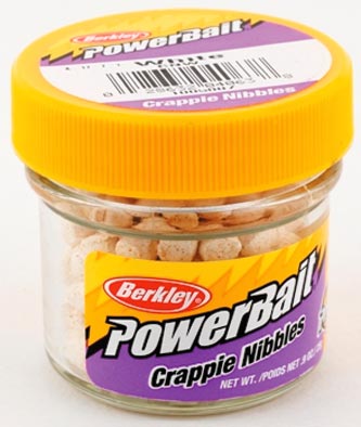 Berkley PowerBait Crappie Nibbles - White
