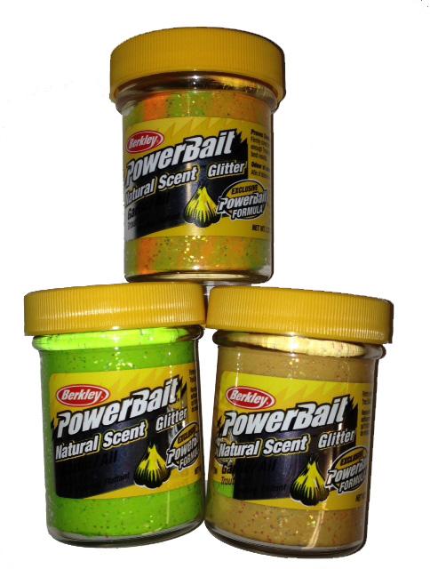 Berkley Natural Scent Glitter Trout, Garlic Scent - 1.75 oz., Rainbow