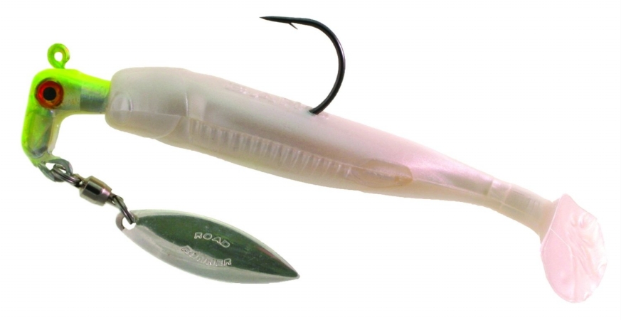 - Blakemore BRHSR-14-501 Blakemore Swimming Runner 0.25 oz., Lemon Shad & White