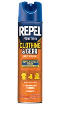 Repel Clothing & Gear Insect Repellent Liquid For Mosquitoes/Ticks 6.5 oz