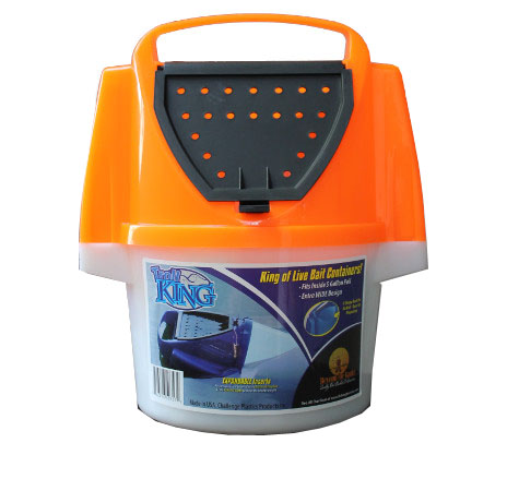 C50353 Challenge Troll King Bucket Plastic Trolling Bucket Blue