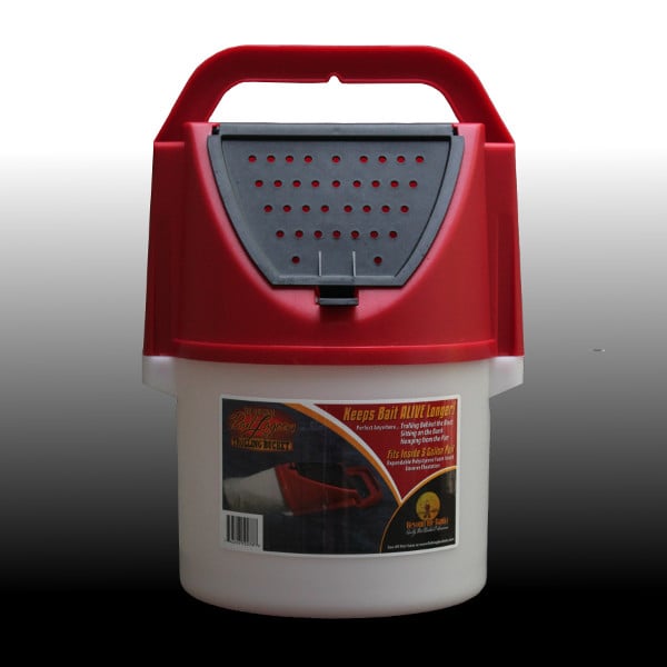 Picture of Challenge Plastics C50355 Challenge Trolling Bucket Plastic 8 Qt. Bait Lagoon Yellow