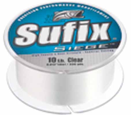 S662-117 Sufix Siege Line 330 Yards Spool, Clear - 17 lbs.