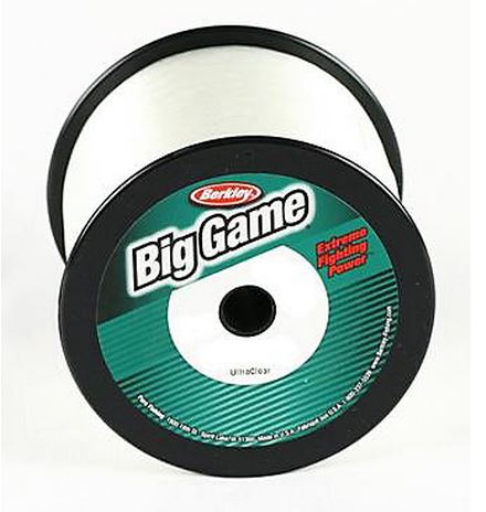 Big Game Line Monofilament Custom Clear Spool, 1760 Yards - 30 lbs.