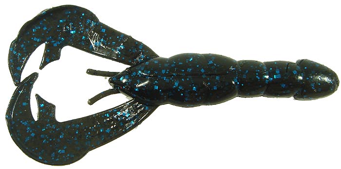 Rage Craw - 4 in., Black Blue Flake