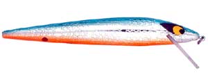 Smithwick Rattlin Rogue - Chrome-Blue Back-Orange Belly.