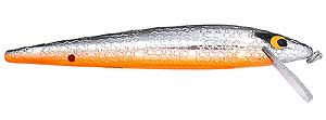 Smithwick Floating Rattlin' Rogues Shallow Diver - 4-1/2″ - Chrome Black Back Orange Belly