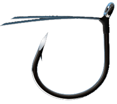 TK97W1 Trokar Weed less Wacky Worm Plat Black Size 1