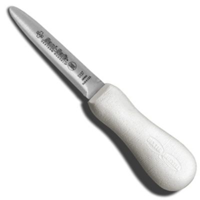 Dexter Russell S137PCP SANI-SAFE 4 Oyster Knife w/ Polypropylene White Handle, Carbon Steel