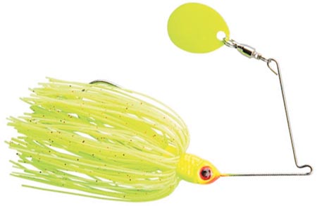 Booyah Micro Pond Magic Spinner bait - Colorado Lightning Bug - 0.13 oz.