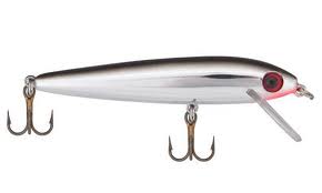 RF10-01V Rebel Slick Body Minnow, 3.5 - Silver-Black