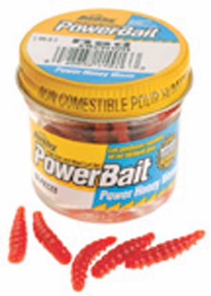 BEBPHWR Berkley Power Honey Worm Jar, Red