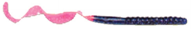 Culprit - Classic CC720-20 Culprit Worms, 7.5 in. - Grape-Fire Tail