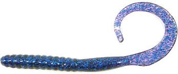 Culprit - Classic CC720-19 Culprit Worms, 7.5 in. - Electric Blue Light