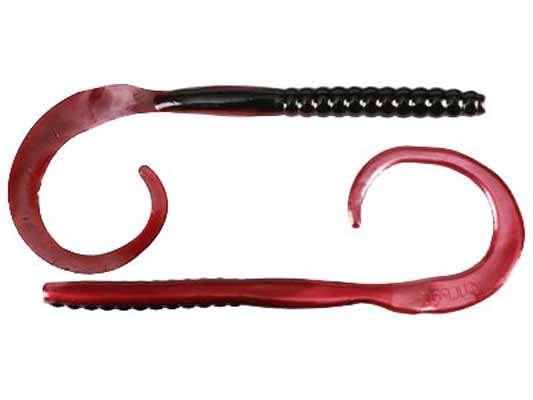 Culprit - Classic CC105-02 Culprit Worms, 10 in. - Red Shad